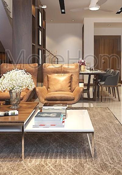  Nội thất phòng khách Penthouse Golden Palace